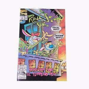 Marvel Ren And Stimpy #3 1993 Comic Book Collector Bagged Boarded